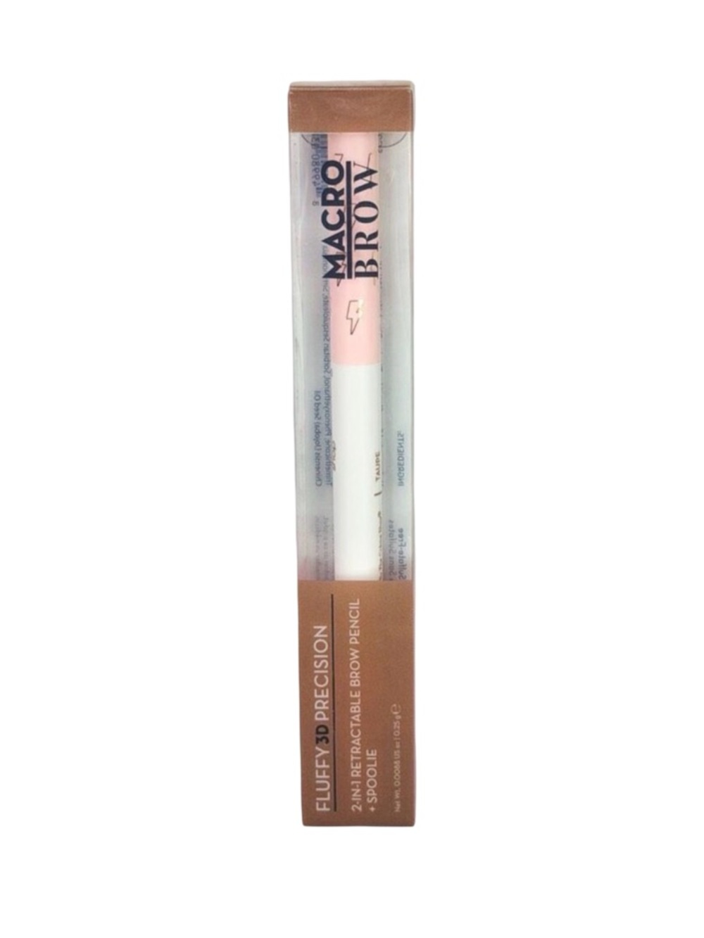 The Crème Shop 2-in-1 Retractable Brow Pencil + Spoolie - 0.05g - Taupe